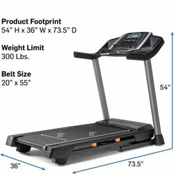 NordicTrack T Series 6.5 Si Treadmill (5” Screen)
