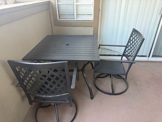 Small patio set for apartment
