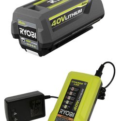 Ryobi Battery 40v 4AH with Charger NEW 