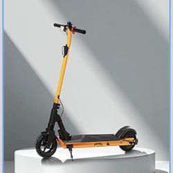 Electric Scooter 500W Peak Motor, 12 Miles Range & 15 MPH, 8" Flat-Free Tires, UL Certified, Foldable Electric Scooter for Adults, Teens and Big Kids