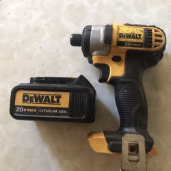 Dewalt Impact Drill & Battery 