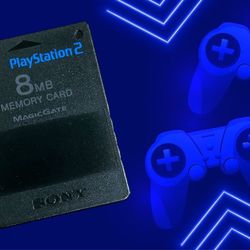 Genuine Sony PS2 Memory Card 8MB MagicGate SCPH-10020 Tested Working OEM