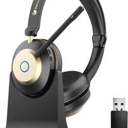 Gamer Wireless Headset With Microphone For Pc