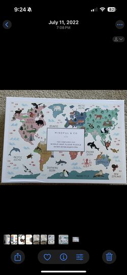 Mindful World Map Puzzle