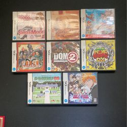 Japanese Nintendo DS Games Lot