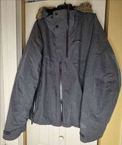 Columbia Men's Grey Insulated Ski Snowboard Jacket