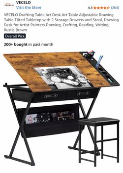 Amazon Art Desk and Stool