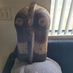 Tribal bird mask.