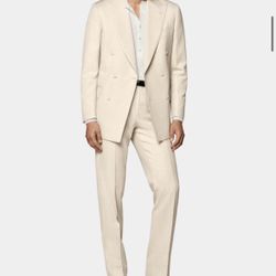 SELL TODAY - Men’s BRAND NEW SUITSUPPLY Double Breasted Havana Suit Sz 42S