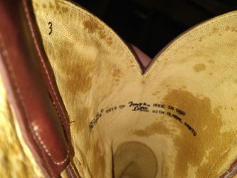 Tony Lama Ostrich Boots. Size 10 With Belt And Belt Buckle