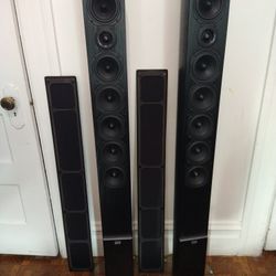 PAIR OF SINCLAIR SCULPTURA ST6 Floor SPEAKERS 
