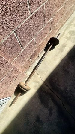 Barbell with weights