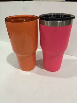 Tumblers coral & pink