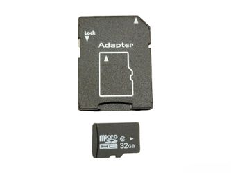 Micro SD Card 32GB Class 10 TF Memory Card with SD Adapter