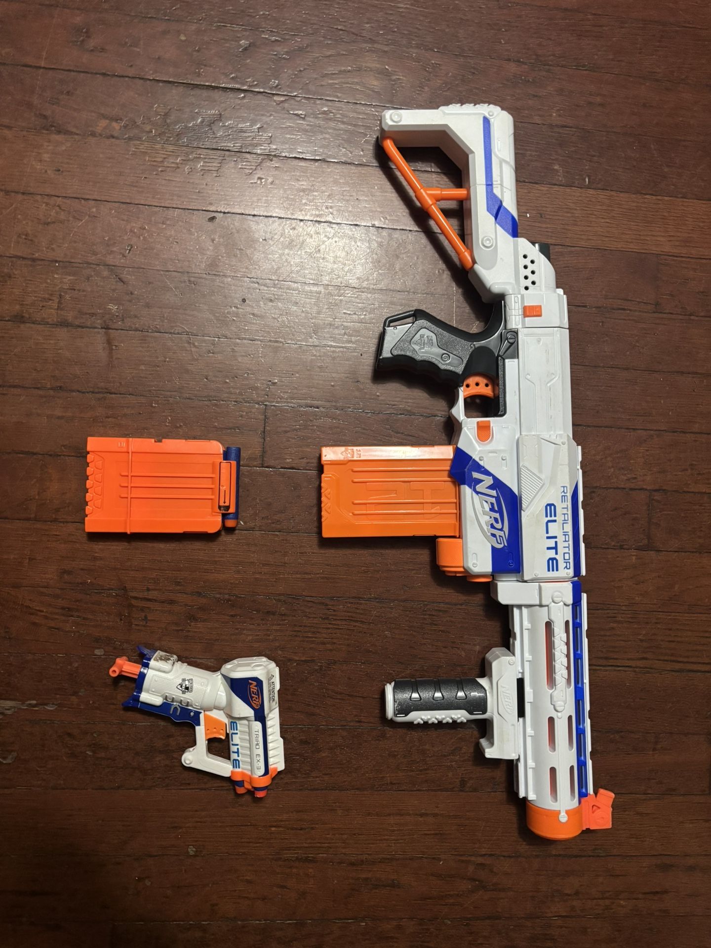 Nerf Retaliator And Pistol 