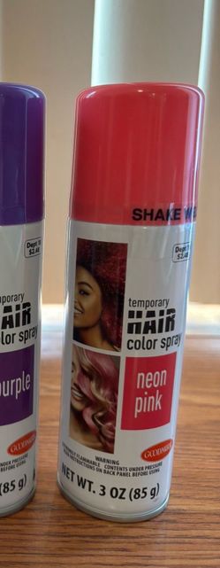 Pink Halloween Costume Temporary Hair Color Spray