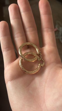 Gold Hoop Earrings