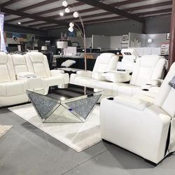 Power Reclining Sofa Or Love Seat In Stock $1799 Each Your Choice