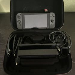 Nintendo Switch V2 Console And Mario Game