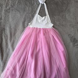 Size 7/8 Girls-Backless Summer Dress