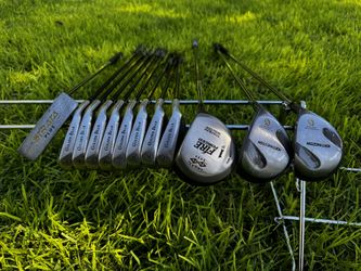 Complete 12-Club Golf Set – Golden Bear 3-P Irons, Driver, 3W, 5W & Putter