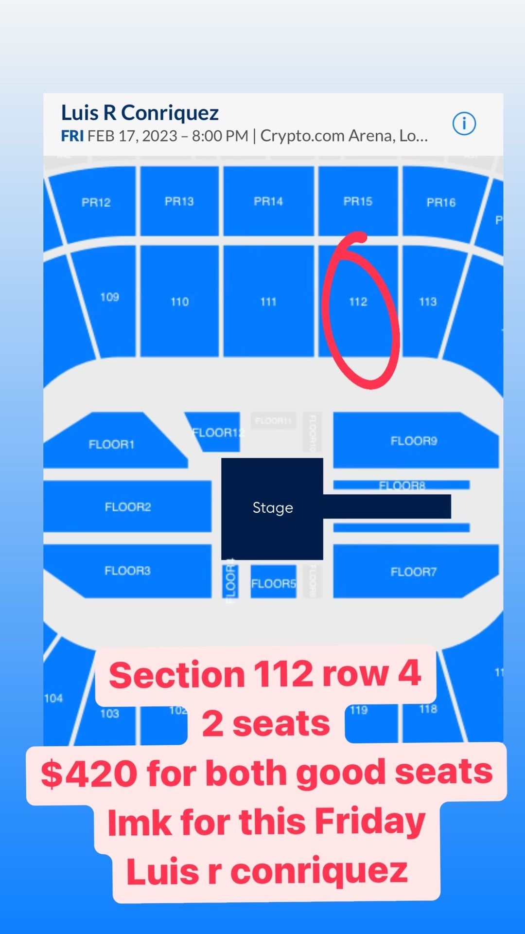 LUIS R CONRIQUEZ CRYPTO ARENA