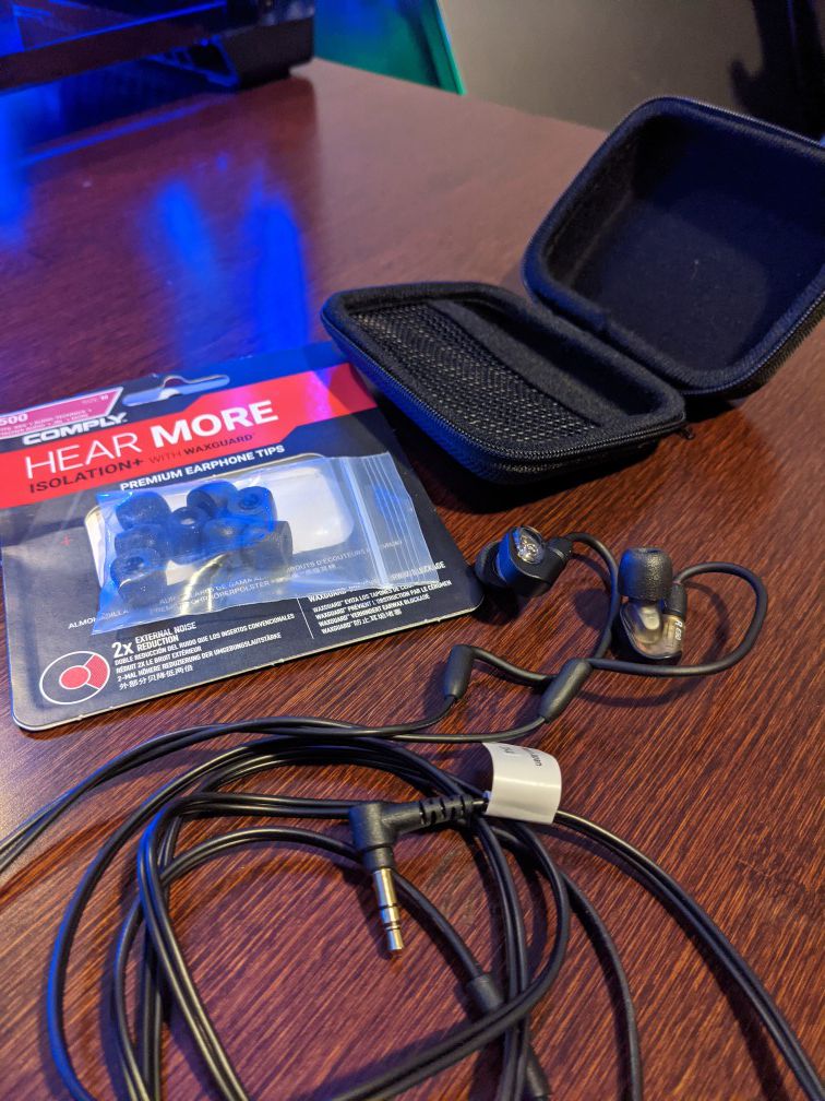 Audio-Technica ATH-E50 In-Ear Studio Monitor Earbuds / Headphones