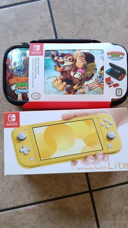 Nintendo switch and case donkey Kong both new