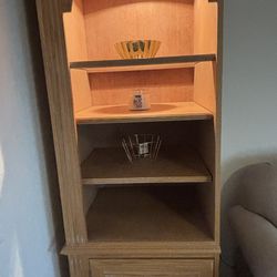 Two beautiful display cases with storage