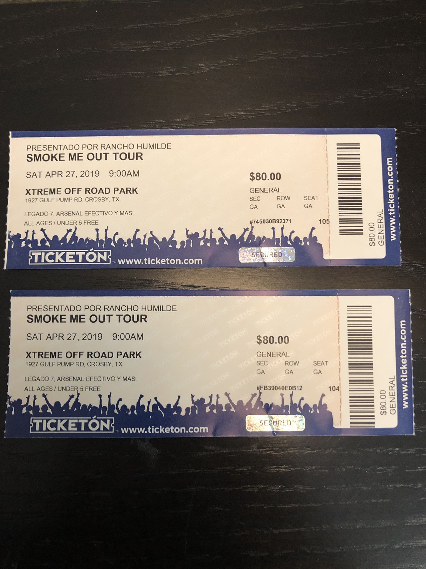Smoke Me Out Tour Tickets