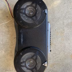 Motorcycle Windshield Speaker Radio Casing Radio speakers included