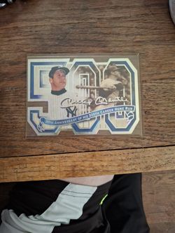 1997 Mickey Mantle 30th Anniversary Of His 500th Career Home Run Baseball Card