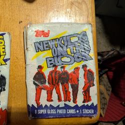 New Kids On The Block Cards 