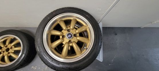 15X7 ROTA RB 4X100 +25 ROYAL GOLD WHEELS for Sale in San Diego, CA