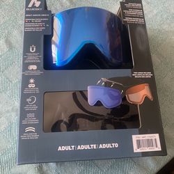 Blue Sky Adult Snowboard Goggles - Brand New