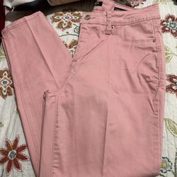 Curve Appeal Minimalist Jegging Pink Pants For Women. Size 10