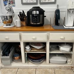 Solid Wood Kitchen or living room hutch