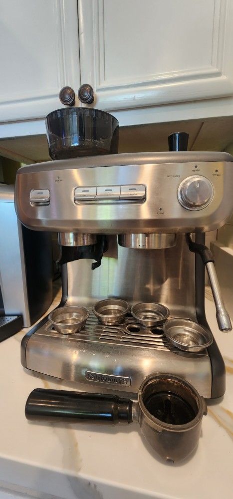 Calphalon Espresso Machine With Grinder & Milk Frother