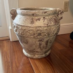 LARGE 15 Inch circumference  Clay Pot 