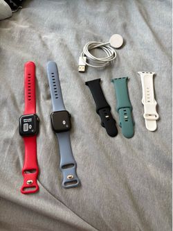 Apple Watch Bundle – 2 Apple Watches + Charger + Extra Bands