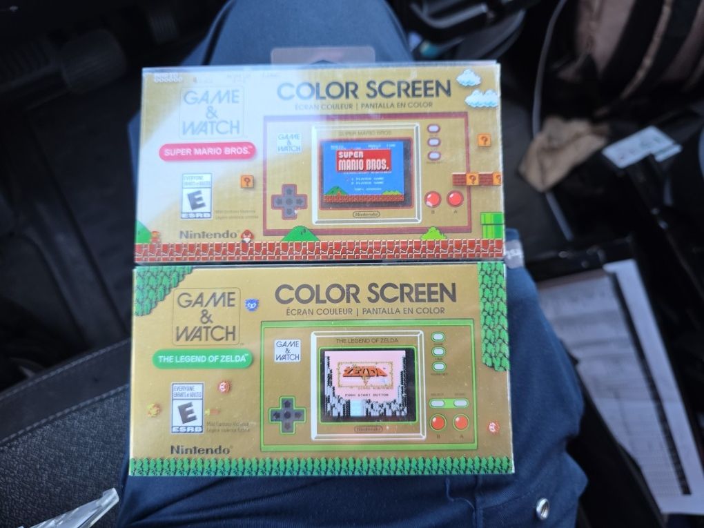 Nintendo Game And Watch Super Mario And Zelda