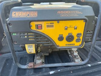 Gas powered generator 4500 watts