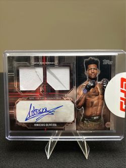 2025 Topps UFC Knockout Tier One Dual Relic Autographs Vinicius Oliveira Sealed