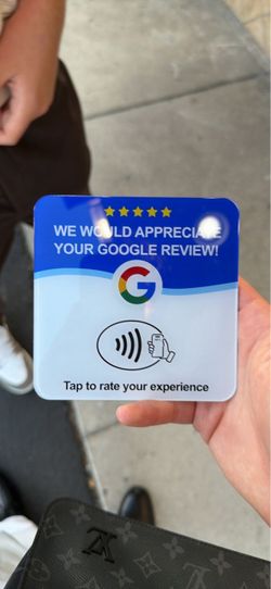 Google Review NFC Tap