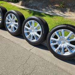 22" CHEVY TAHOE RIMS & TIRES 