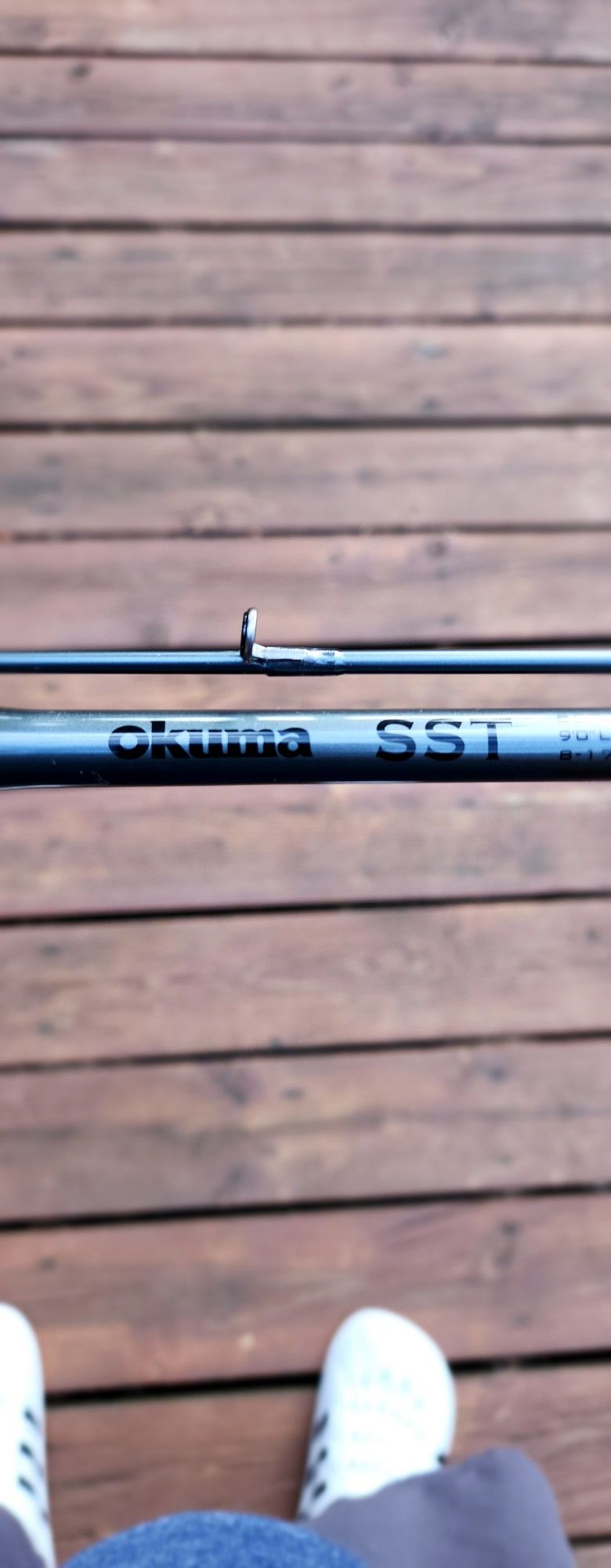 Okuma SST 9' M paired with Shimano Sahara C3000