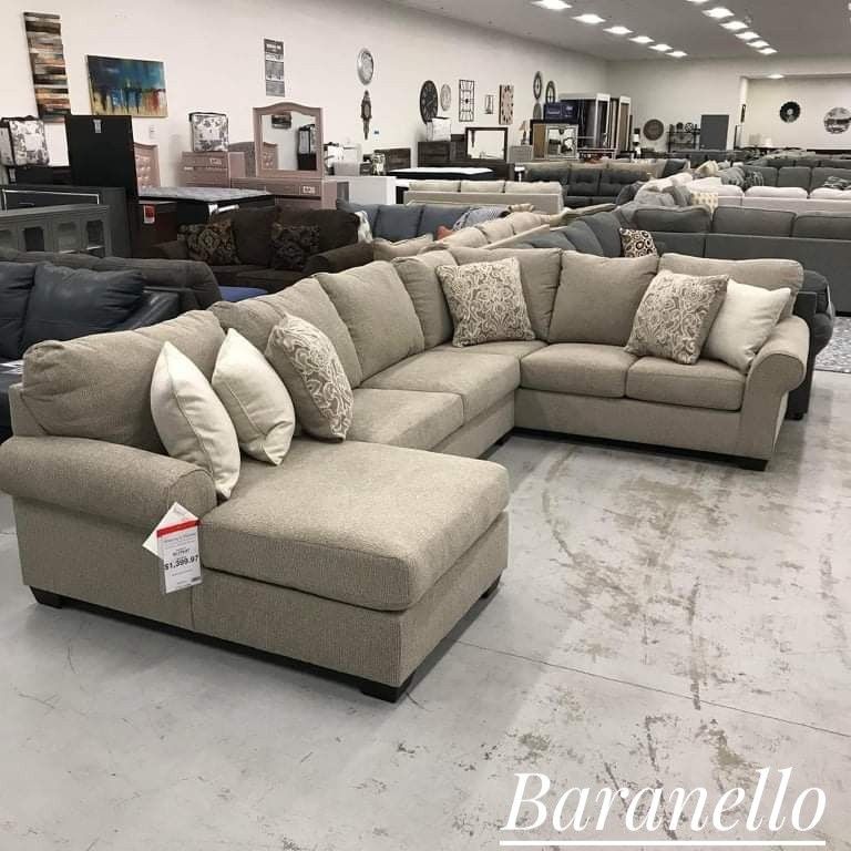 Benchcraft baranello sectional deals