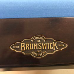 Brunswick Winfield 8' Pool Table – Espresso, Euro Blue – $1,750  (Tustin)