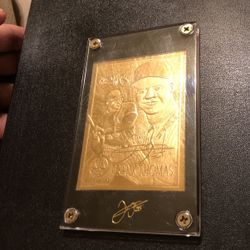 22k Gold Plated Frank Thomas Card