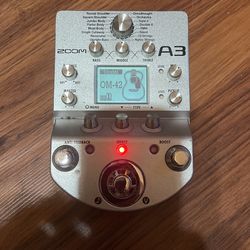Zoom A3 Acoustic Guitar Pedal